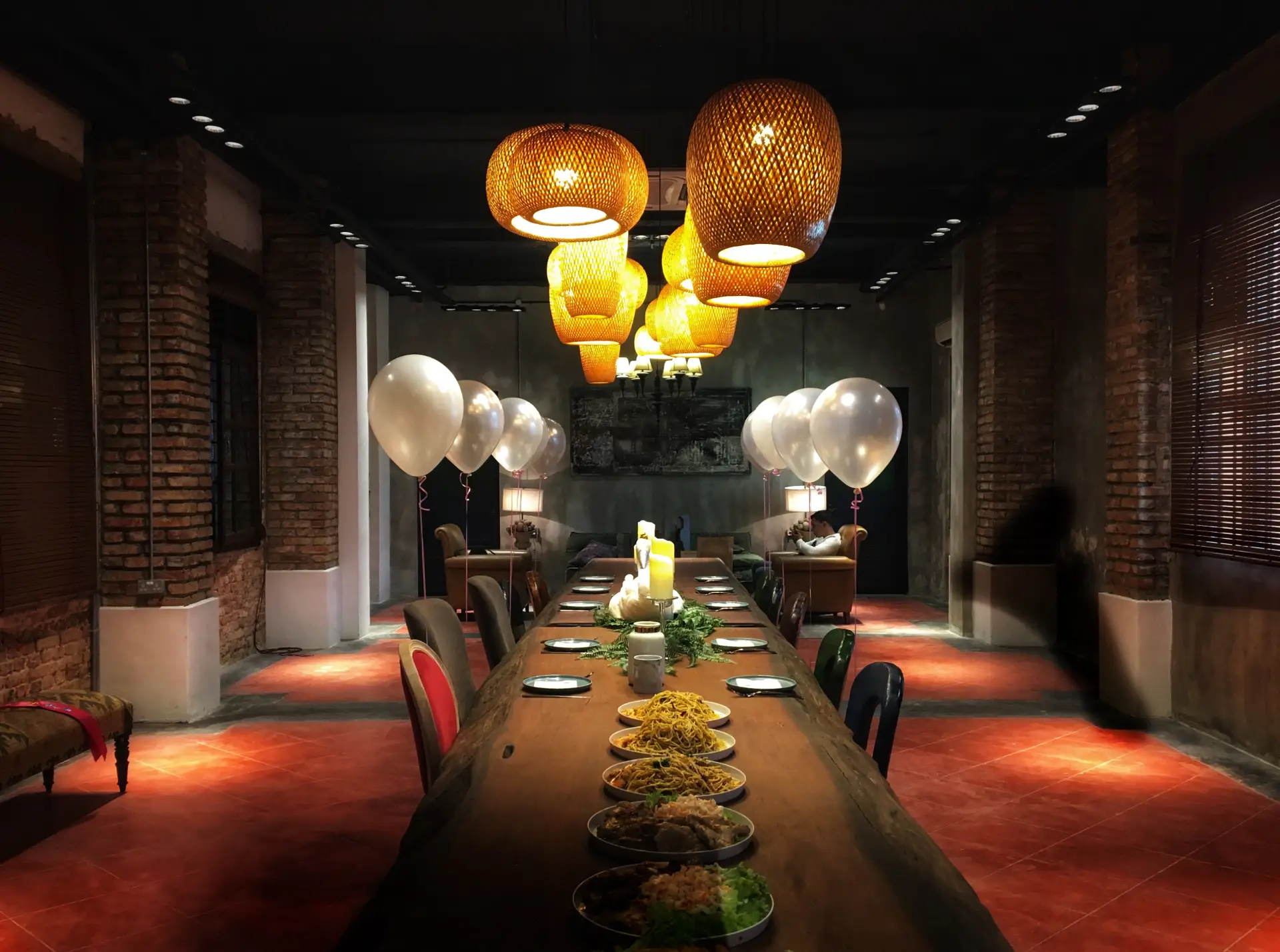 well-lit fine-dine restaurant